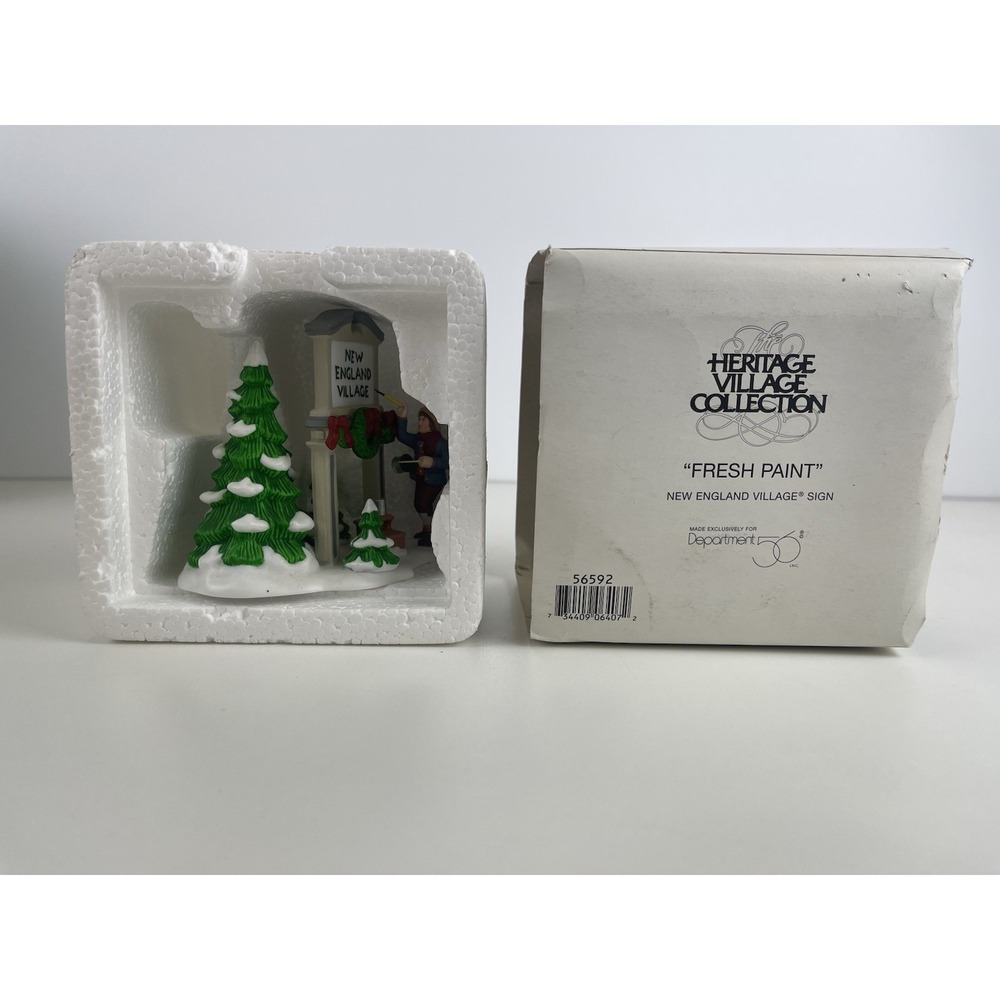 Dept 56 - Heritage Village Collection - FRESH PAINT - #56592  In Box